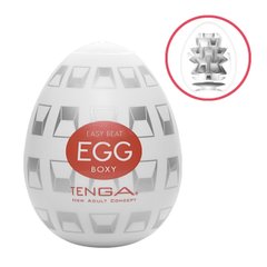 Мастурбатор яйцо Tenga Egg Boxy с геометрическим рельефом