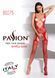 Откровенный бодистокинг с глубоким декольте Passion BS075 red