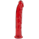 Фаллоимитатор Doc Johnson Jelly Jewels - Dong with Suction Cup - Red