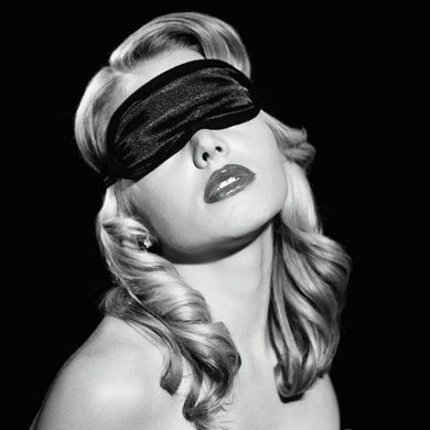 Маска на глаза Sex And Mischief - Satin Black Blindfold