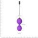 Вагинальные шарики с вибрацией Adrien Lastic Kegel Vibe Purple, диаметр 3,7см, Фиолетовый
