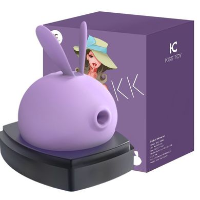 Вакуумный клиторальный стимулятор с вибрацией KISTOY Miss KK Purple