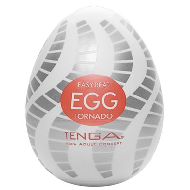 Мастурбатор яйцо Tenga Egg Tornado со спирально-геометрическим рельефом