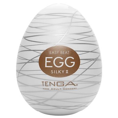 Мастурбатор Tenga Egg Silky II с рельефом в виде паутины