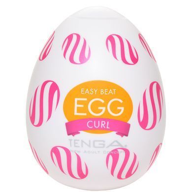Мастурбатор Tenga Egg Curl с рельефом из шишечек