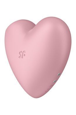 Вакуумный стимулятор Satisfyer Cutie Heart Light Red