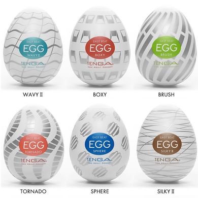 Набор мастурбаторов-яиц Tenga Egg New Standard Pack (6 яиц)
