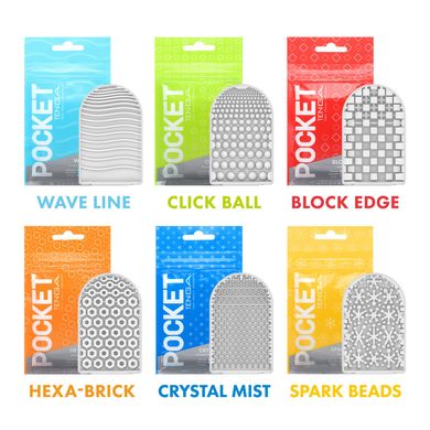 Мастурбатор TENGA Pocket Spark Beads