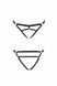 Трусики-стринги из стреп Kelis Thong black XXL/XXXL &mdash; Passion Exclusive