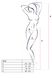 Сетчатые чулки-стокинги Passion S018 One Size, Black, имитация пояса, сетка с вертикальными полоскам