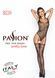 Бодистокинг Passion BS034 red, комбинезон, имитация боди и чулок