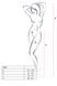 Сетчатые чулки-стокинги Passion S018 One Size, White, имитация пояса, сетка с вертикальными полоскам