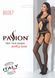 Бодистокинг Passion BS057 white, комбинезон, имитация чулок и пояса